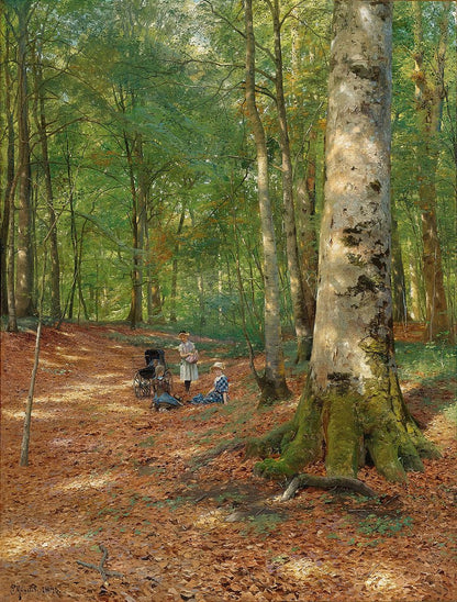 A Clareira na Floresta - Peder Mørk Mønsted