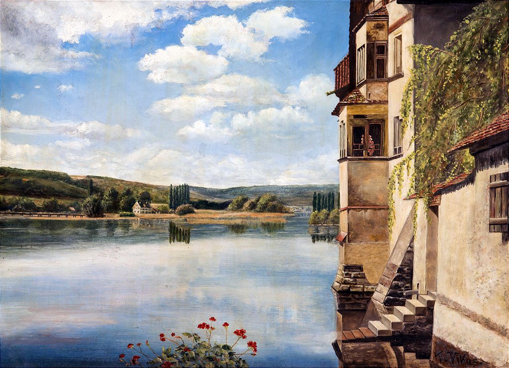 Um castelo à beira do lago - Karl Vikas