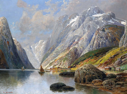 (Holmstedt) Paisagem dos Fiordes - Karl Kaufmann