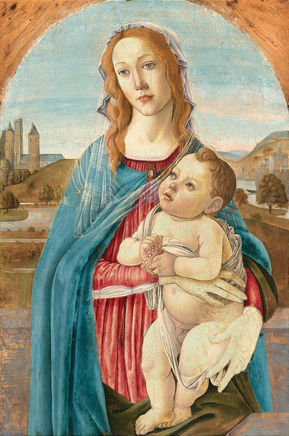 Virgem e o Menino - Sandro Botticelli