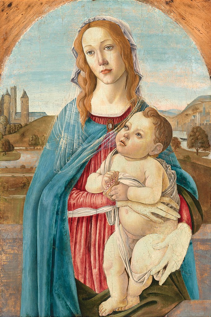 Virgem e o Menino - Sandro Botticelli