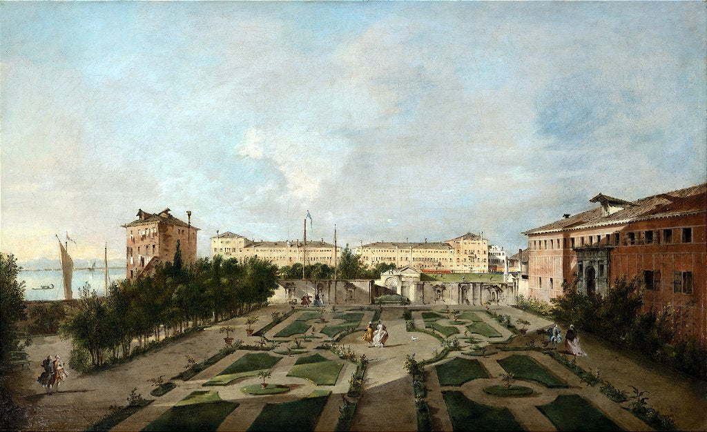 O Jardim do Palazzo Contarini dal Zaffo (final da década de 1770) - Francesco Guardi