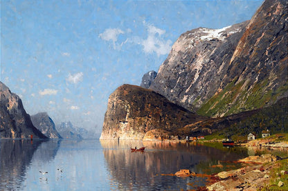Um fiorde norueguês (Sognefjord) - Adelsteen Normann