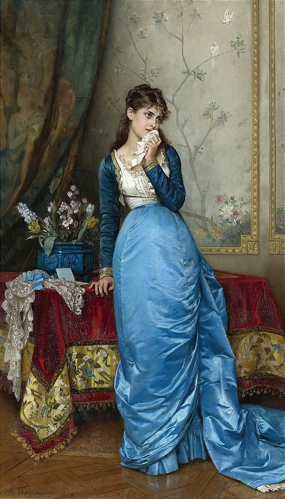 A Carta (1879) - Auguste Toulmouche