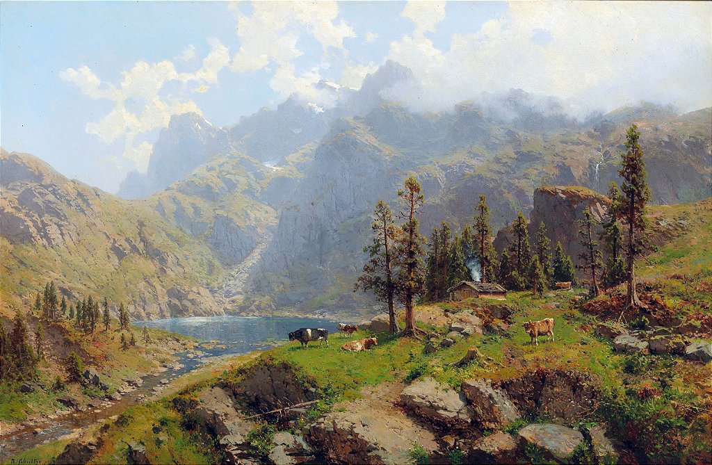 O Murgsee na Suíça, Glaris - Robert Schultze