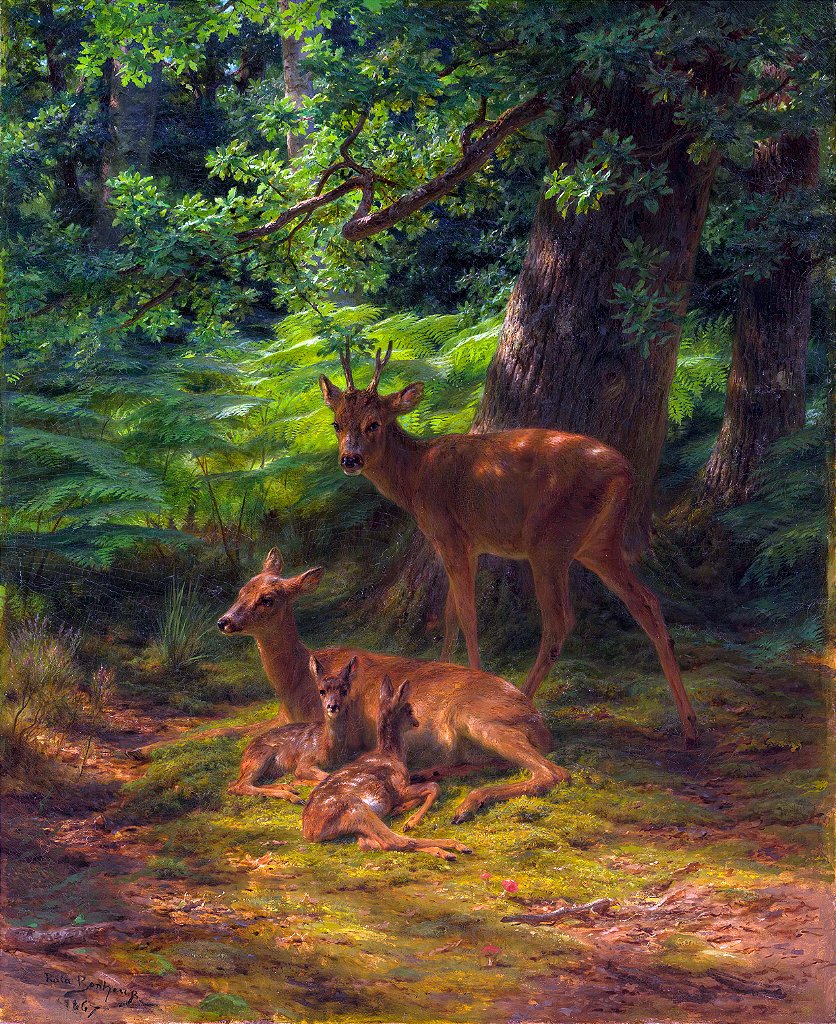 Veados descansando - Rosa Bonheur