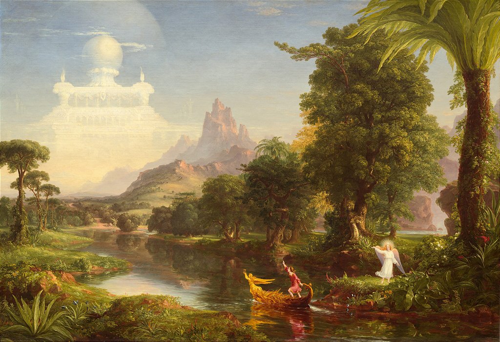 Viagem da vida: Juventude - Thomas Cole
